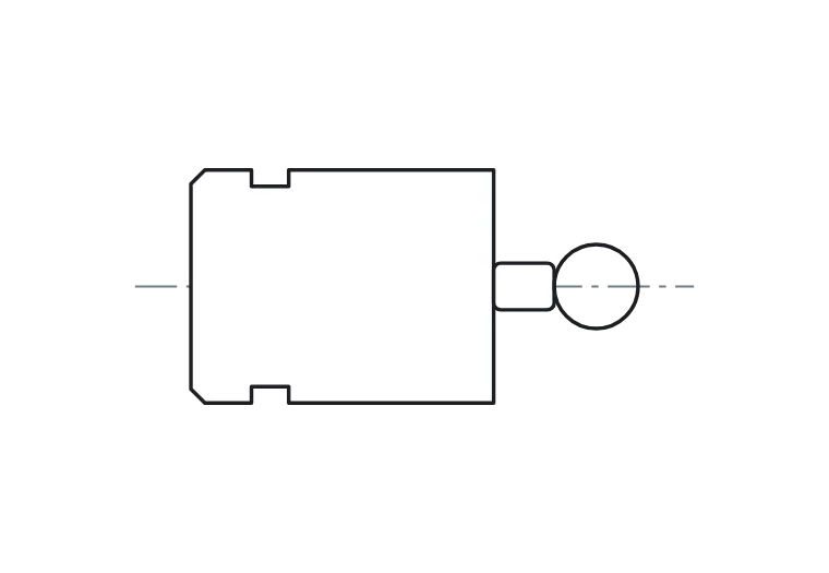 Drawing: Camlock type DP, dust plug