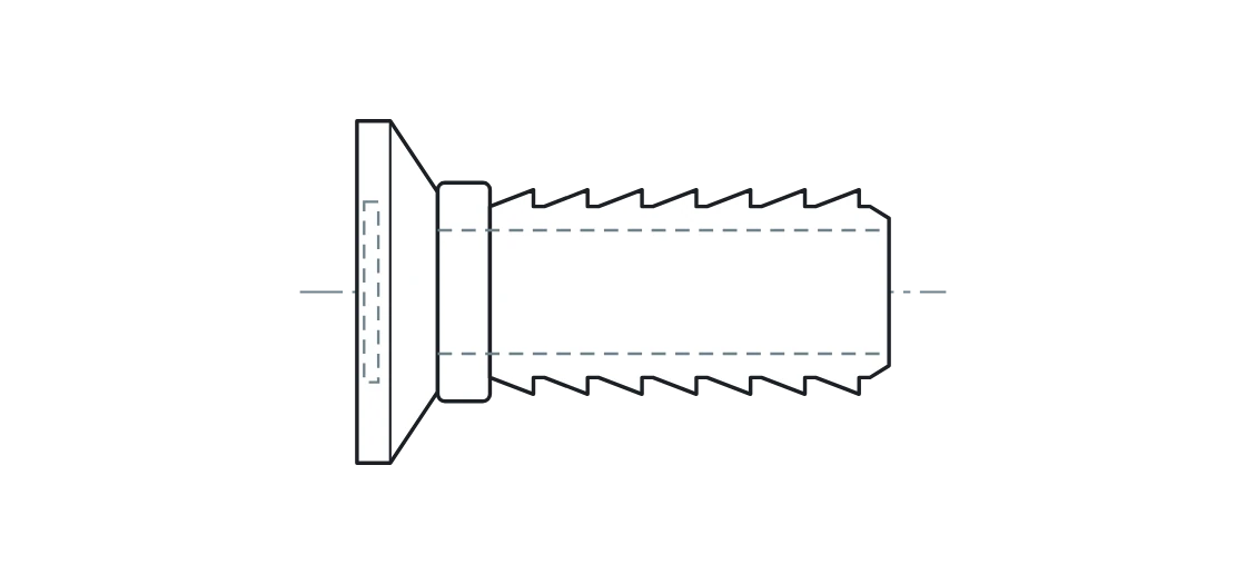 Чертеж: Накрайник Clamp с опашка за маркуч