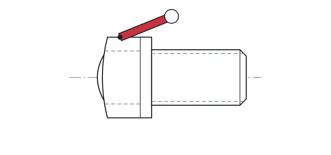 Drawing: Perrot fitting and ring, weld-on