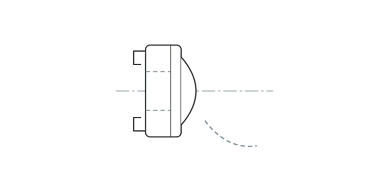 Drawing: Storz blank cap with chain