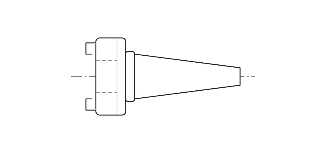 Drawing: Storz spray branch with adapter