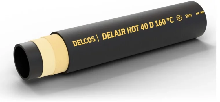 DELAIR HOT 40 D 160 °C hose, cutaway