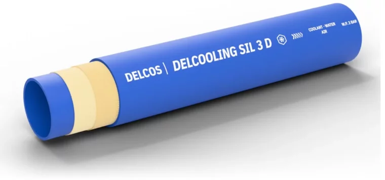 DELCOOLING SIL 3 D hose, cutaway