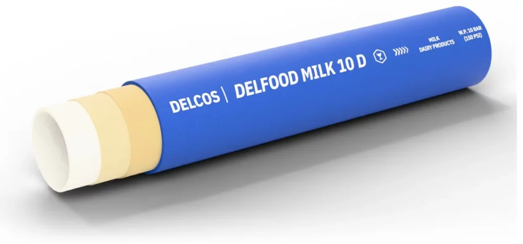 DELFOOD MILK 10 D hose, cutaway