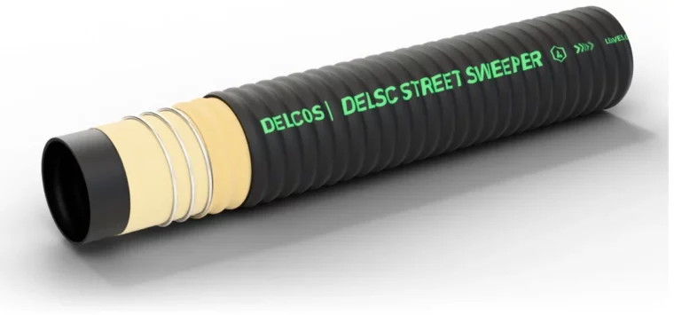 DELSC STREET SWEEPER hose, cutaway